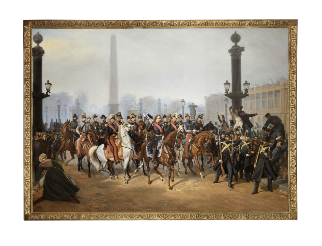 President Louis Napoleon Bonaparte, place de la Concorde, December 2, 1851 
SOLD